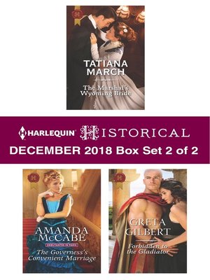 cover image of Harlequin Historical December 2018: Box Set 2 of 2